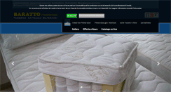 Desktop Screenshot of fabbricamaterassibaratto.com