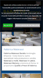 Mobile Screenshot of fabbricamaterassibaratto.com