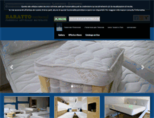Tablet Screenshot of fabbricamaterassibaratto.com